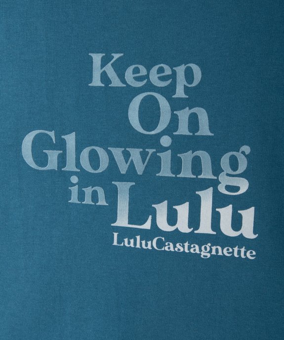 Tee-shirt fille oversize imprimé - LuluCastagnette vue2 - LULUCASTAGNETTE - GEMO