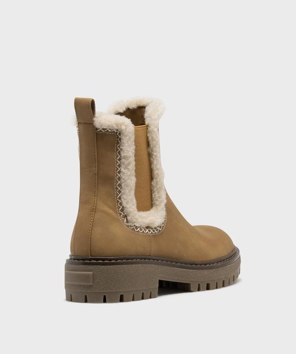 Chelsea boots avec semelle crantée femme - 5 Miles vue5 - 5 MILES - GEMO