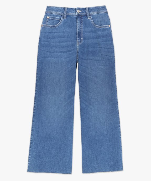 Jean femme coupe large avec bas évasé vue4 - GEMO(FEMME PAP) - GEMO