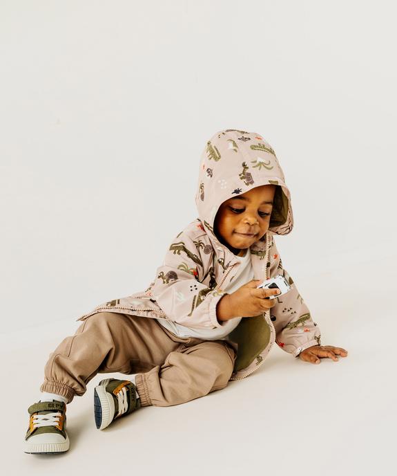 Blouson à capuche avec motifs animaux bébé garçon vue6 - GEMO(BEBE DEBT) - GEMO