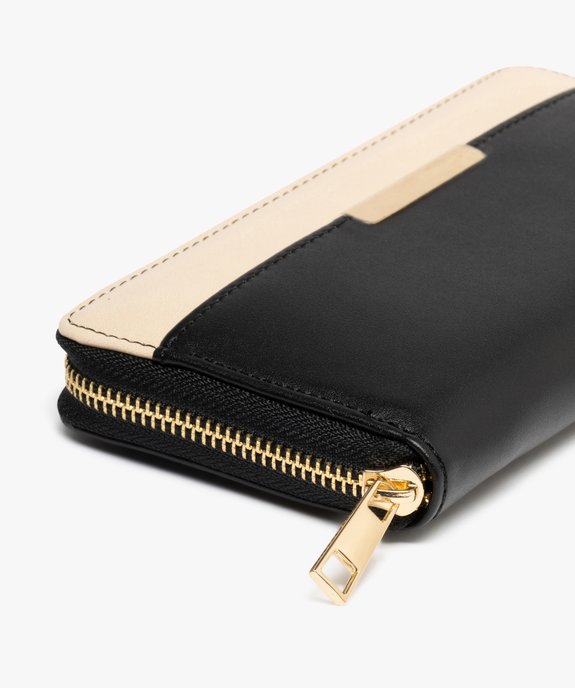 Portefeuille rigide à soufflet avec fermeture par zip vue6 - GEMO (ACCESS) - GEMO