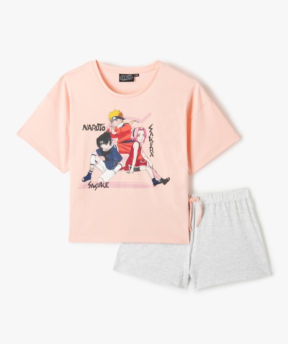 Pyjashort fille avec large motif - Naruto vue1 - NARUTO - GEMO