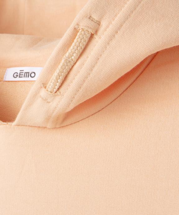 Sweat à capuche non molletonné garçon vue3 - GEMO (JUNIOR) - GEMO