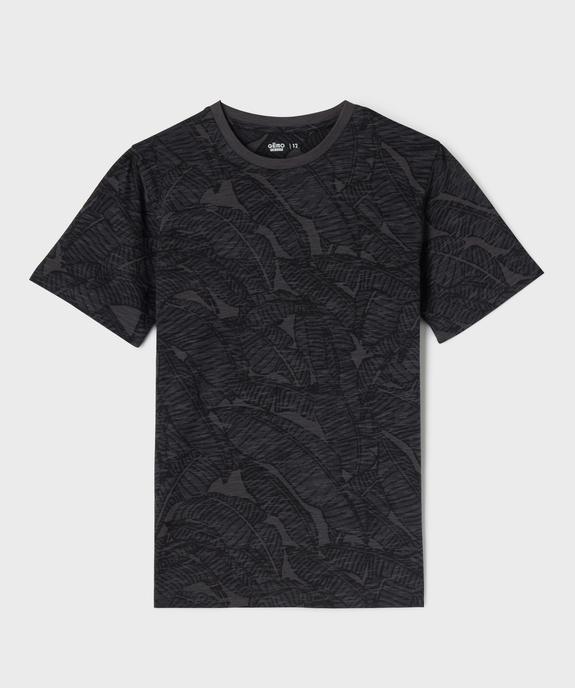Tee-shirt imprimé feuillage garçon vue1 - GEMO 4G GARCON - GEMO