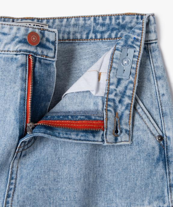 Bermuda en jean coupe cargo garçon - Camps United vue3 - CAMPS - GEMO