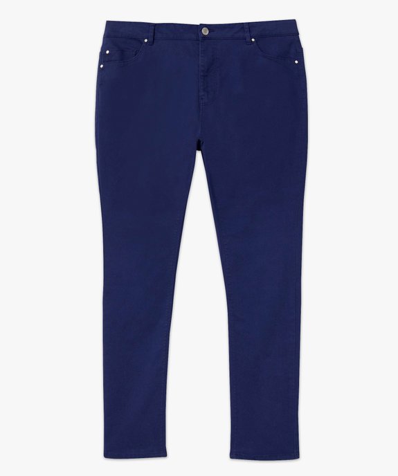 Pantalon coupe Regular taille ajustable femme grande taille vue4 - GEMO (G TAILLE) - GEMO