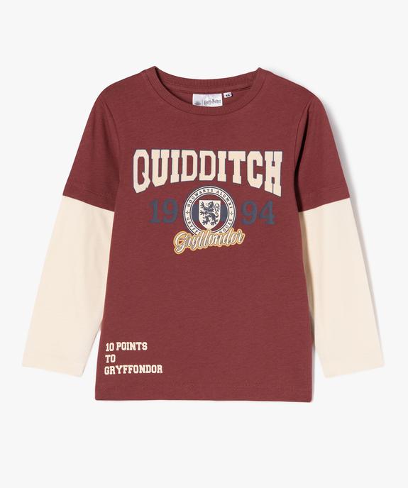 T-shirt manches longues effet superposé garçon vue2 - HARRY POTTER - GEMO