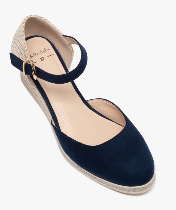 Sandale avec talon compensé en corde femme - Valentina Baldano vue5 - VALENTINA BALDANO GEMO FORGOOD - GEMO