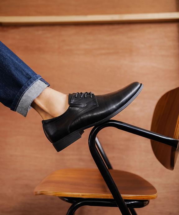 Derbies unis à lacets ronds homme vue1 - MARIO BALDANO - GEMO