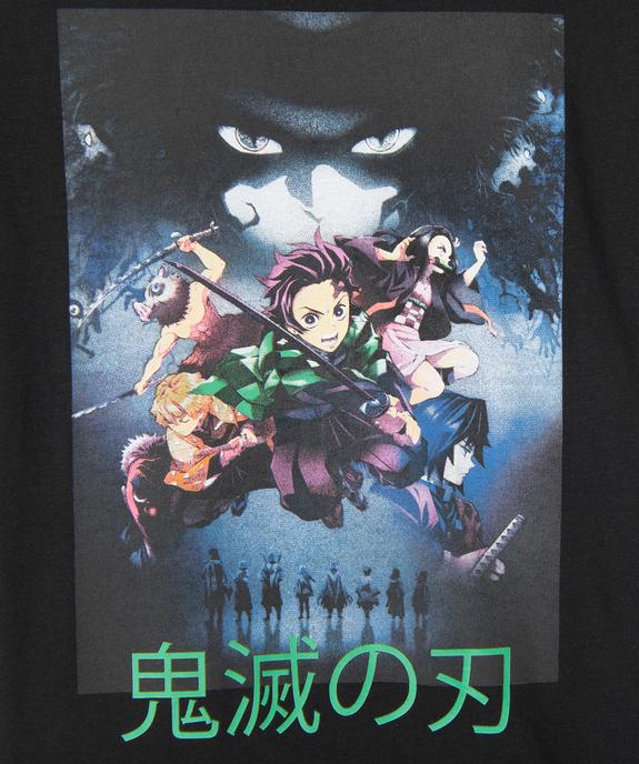 Tee-shirt Demon Slayer imprimé garçon vue2 - DEMON SLAYER - GEMO