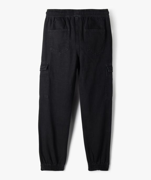 Pantalon cargo en toile garçon vue5 - GEMO (JUNIOR) - GEMO