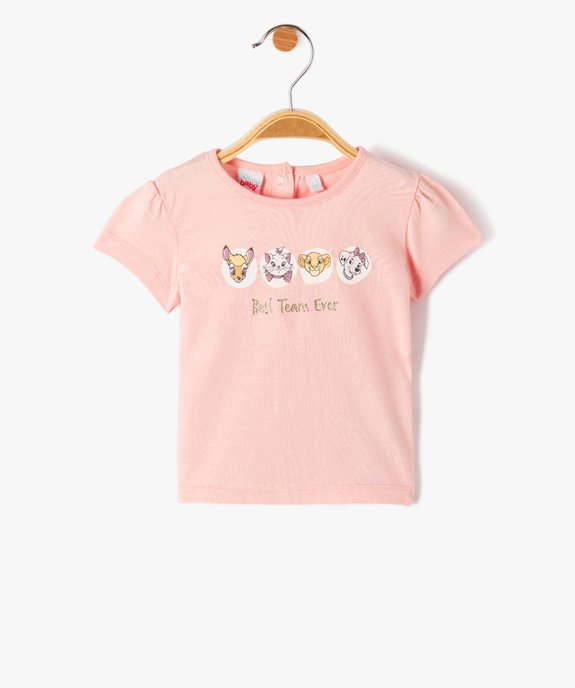 Tee-shirt bébé fille à manches courtes imprimé - Disney vue1 - DISNEY BABY - GEMO