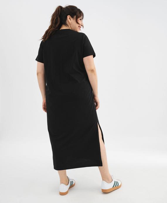 Robe tee-shirt à manches courtes et col rond femme grande taille vue6 - GEMO (G TAILLE) - GEMO