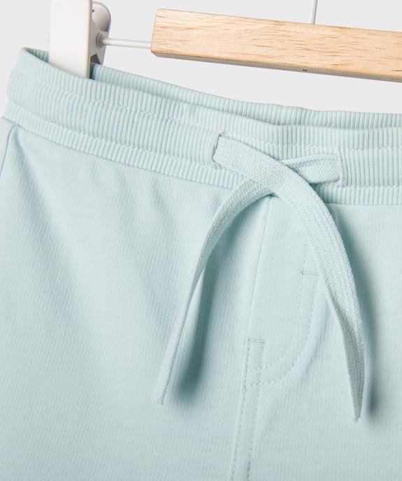 Short en maille avec ceinture ajustable bébé garçon vue2 - GEMO 4G BEBE - GEMO