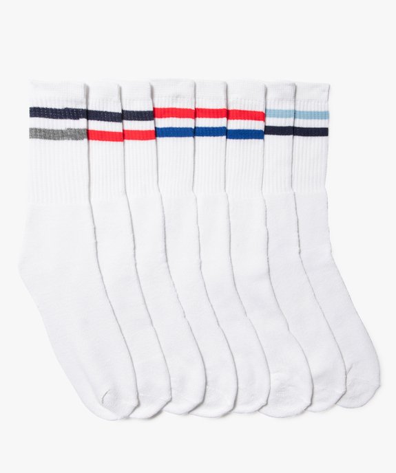 Chaussettes de sport homme (lot de 8) vue1 - GEMO(HOMWR HOM) - GEMO