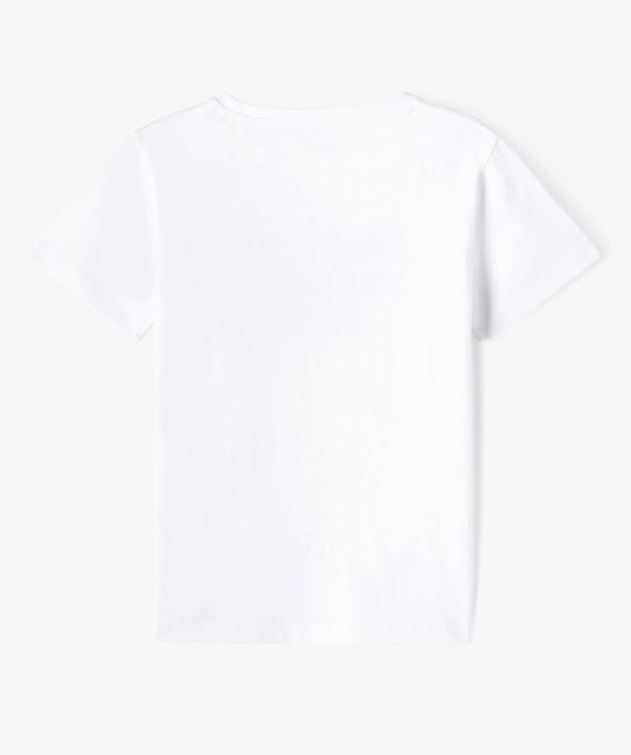 Tee-shirt imprimé à manches courtes garçon vue3 - GEMO (ENFANT) - GEMO
