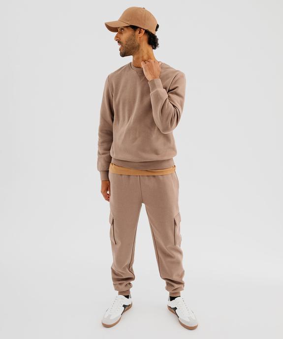 Tee-shirt à manches courtes et col rond homme vue4 - GEMO 4G HOMME - GEMO