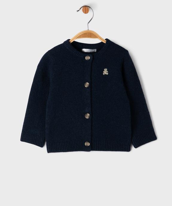 Gilet col rond bébé fille - LuluCastagnette vue2 - LULUCASTAGNETTE - GEMO
