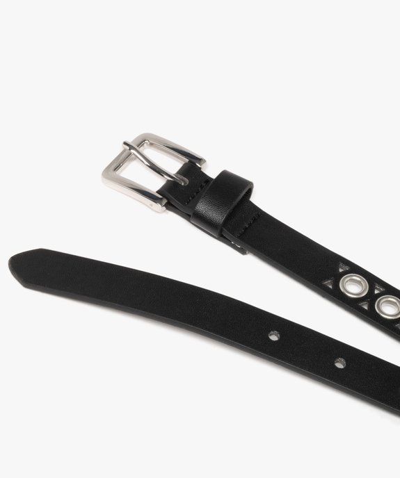 Ceinture ajourée avec oeillets métalliques femme vue2 - GEMO (ACCESS) - GEMO