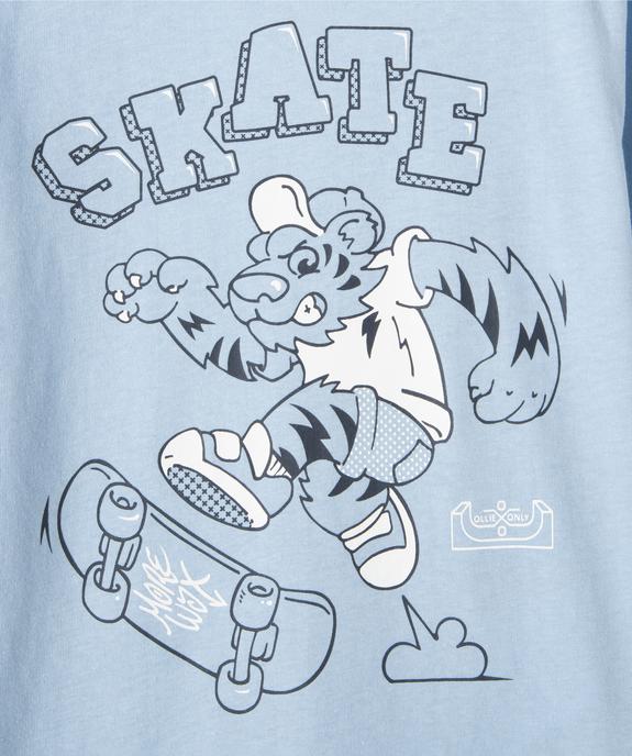 T-shirt manches longues imprimé garçon vue2 - GEMO (ENFANT) - GEMO