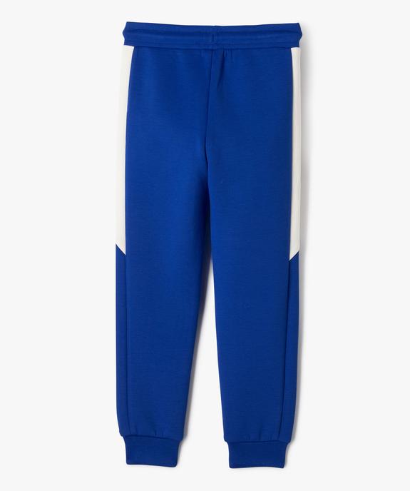 Jogging à bandes contrastantes garçon vue4 - GEMO (ENFANT) - GEMO