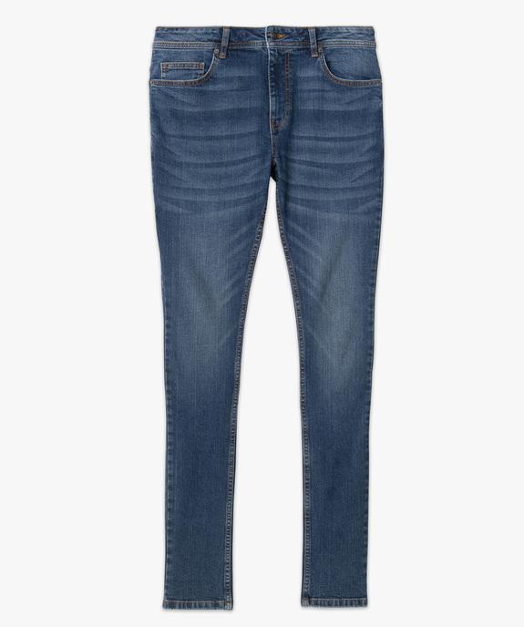 Jean homme coupe Skinny délavé  vue4 - GEMO 4G HOMME - GEMO
