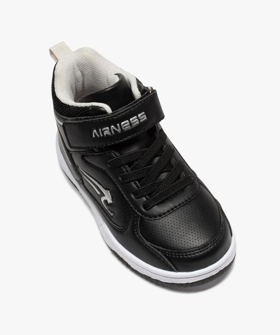 Baskets garçon semi-montantes à scratch - Airness vue5 - AIRNESS - GEMO