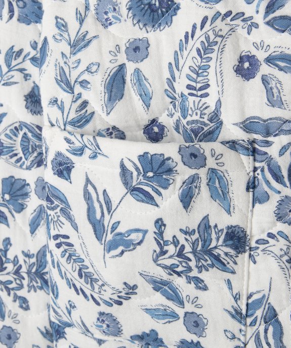 Veste zippée et matelassée coupe droite fille vue2 - GEMO (ENFANT) - GEMO