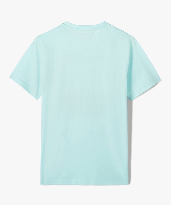 Tee-shirt à message manches courtes garçon vue3 - GEMO (JUNIOR) - GEMO