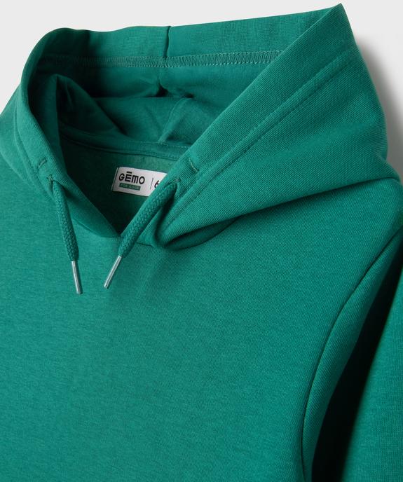 Sweat à capuche avec intérieur molletonné garçon vue2 - GEMO 4G GARCON - GEMO
