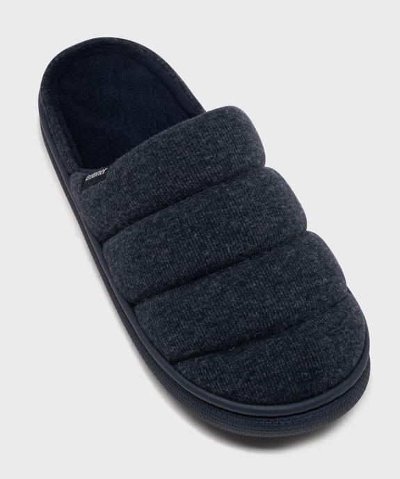 Chaussons mules en textile matelassé homme - Isotoner vue5 - ISOTONER - GEMO