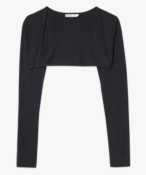 Gilet boléro porté ouvert vue4 - FOLLOW ME - GEMO