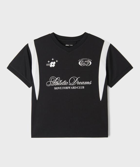 Tee-shirt de sport à manches courtes fille vue1 - GEMO (JUNIOR) - GEMO