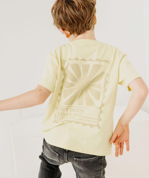 Tee-shirt imprimé recto verso garçon vue5 - GEMO 4G GARCON - GEMO