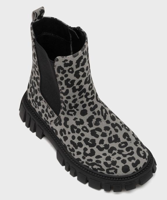 Boots crantés à motif léopard fille - Lovely Wings vue5 - LOVELY WINGS - GEMO