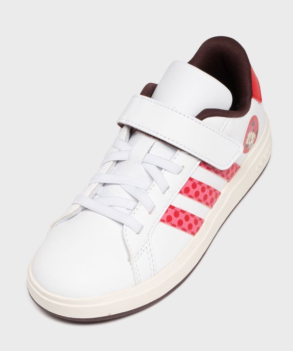 Baskets GrandCourt motif Minnie Mouse fille - Adidas x Disney vue5 - ADIDAS - GEMO