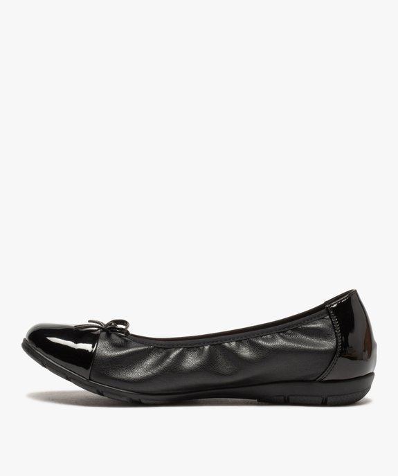 Ballerines femme tige souple à bout renforcé vue3 - GEMO(URBAIN) - GEMO