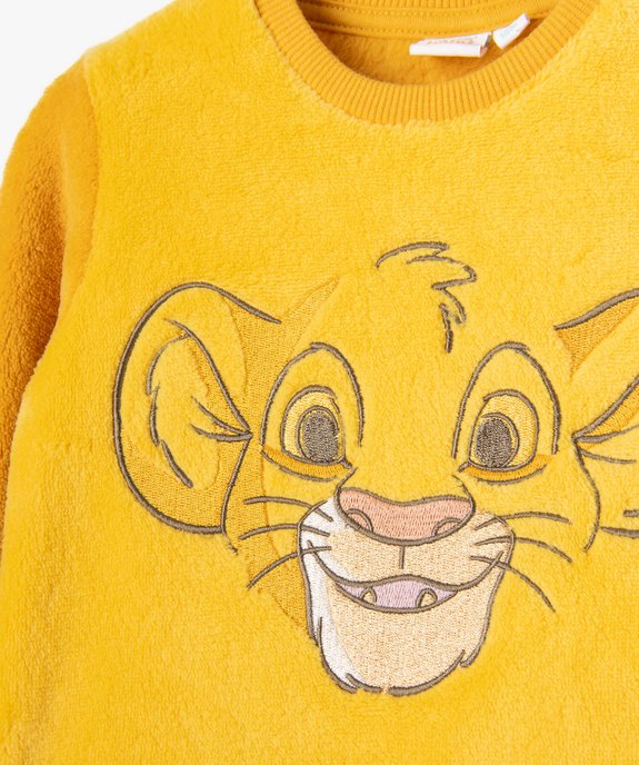 Pyjama 2 pièces velours avec motif Le Roi Lion bébé garçon - Disney - DISNEY BABY Pyjama 2 pièces velours avec motif Le Roi Lion bébé garçon - Disney vue2 - DISNEY BABY - GEMO