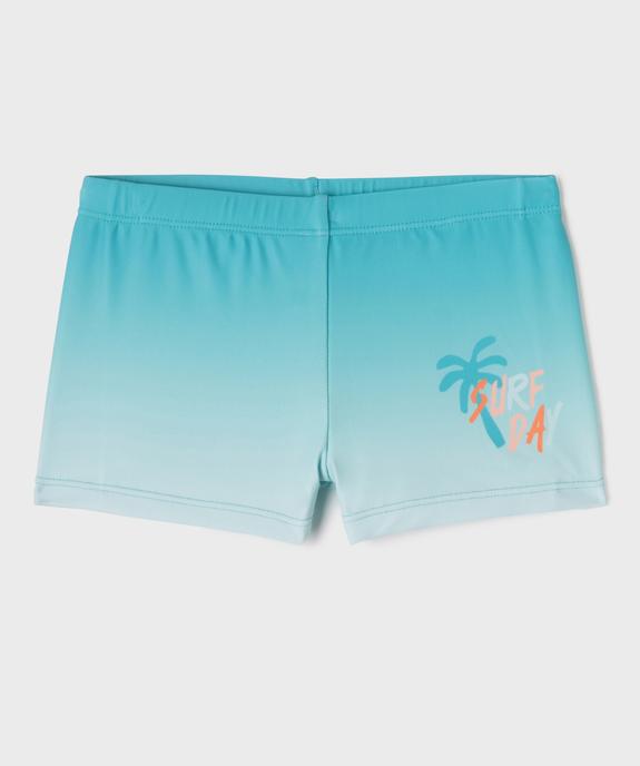 Maillot de bain boxer tie and dye à motif garçon vue1 - GEMO (ENFANT) - GEMO