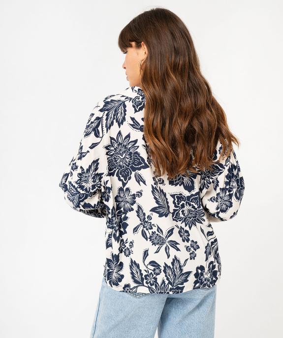 Chemise fluide à motifs femme vue5 - GEMO(FEMME PAP) - GEMO