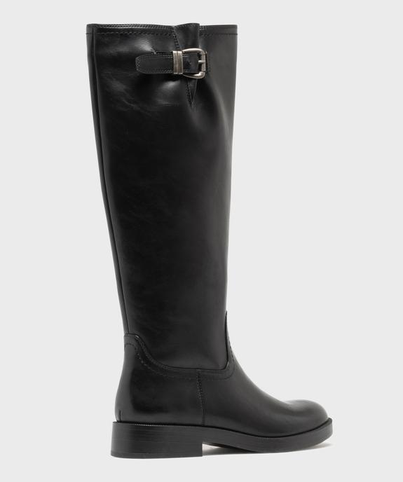 Bottes cavalières à petite boucle décorative femme - Follow Me vue4 - FOLLOW ME - GEMO