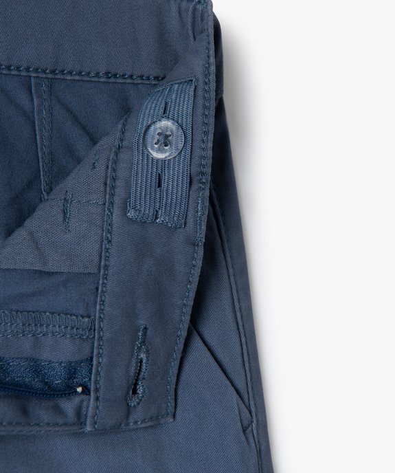Pantalon chino 100% coton garçon vue2 - GEMO 4G GARCON - GEMO