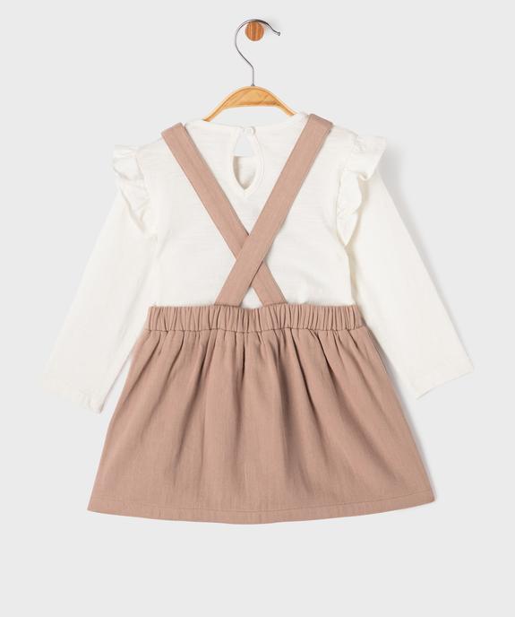 Ensemble 2 pièces bébé fille - Tee-shirt et robe vue5 - GEMO(BEBE DEBT) - GEMO