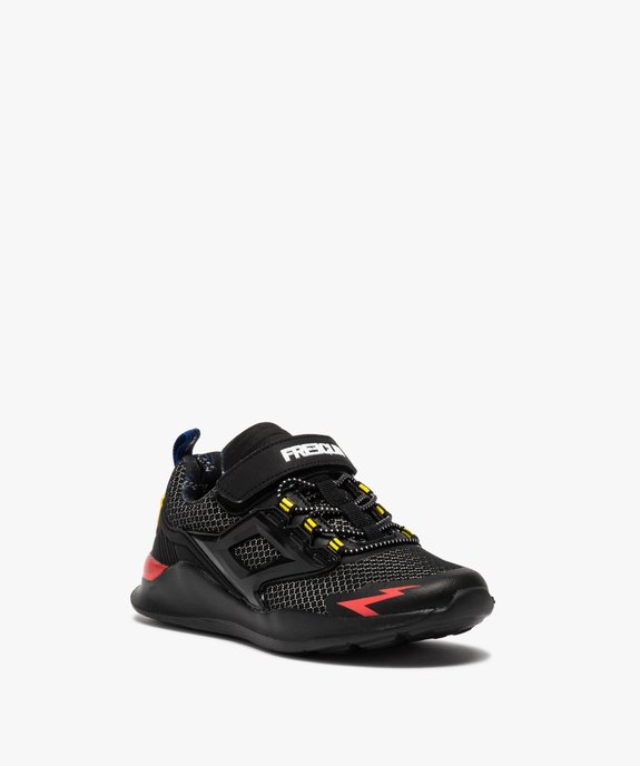 Baskets garçon dessus mesh et détails colorés - Freegun vue2 - FREEGUN - GEMO