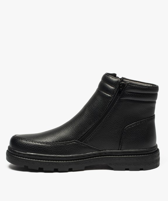 Boots double zip gamme confort homme vue5 - G'FLEX - GEMO
