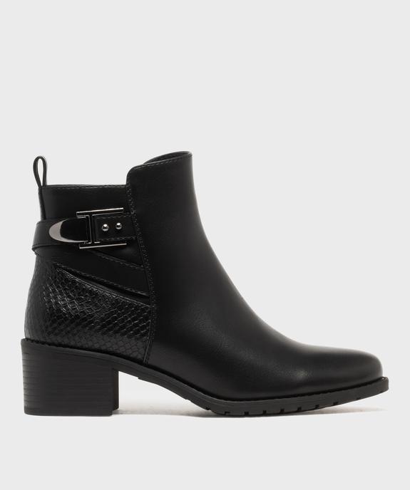 Boots à talon avec brides fantaisie sur la tige femme - Valentina Baldano vue1 - VALENTINA BALDA - GEMO