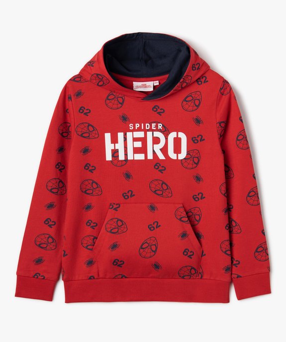 Sweat garçon à capuche imprimé - Spiderman vue1 - SPIDERMAN - GEMO