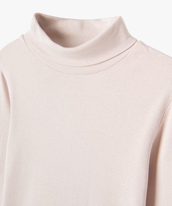 Tee-shirt col montant manches longues garçon vue3 - GEMO 4G GARCON - GEMO