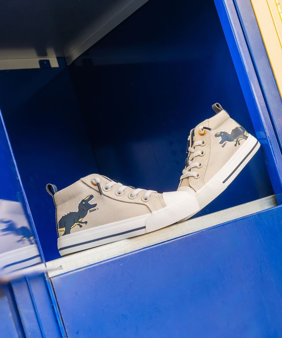 Tennis montantes déperlantes garçon vue1 - BUGGY GEMO FOR GOOD - GEMO