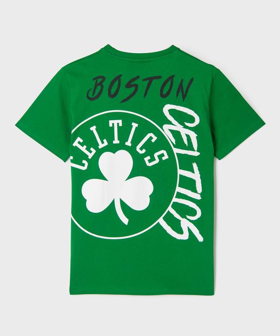 Tee-shirt manches courtes inscription Boston Celtics enfant - NBA vue4 - NBA - GEMO